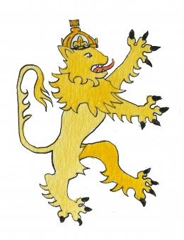 The Crowned Lion of England
