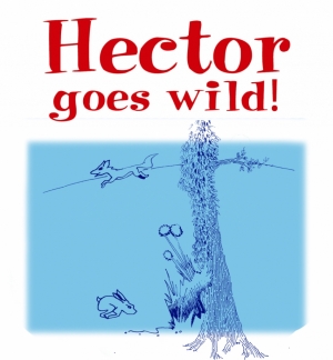 Hector the house rabbit goes wild